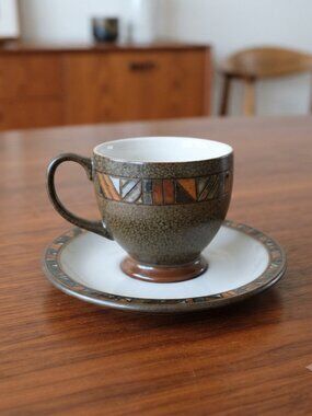 Denby Marrakesh Cup & Saucer EUC